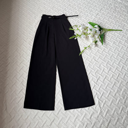 High Waist Belted Pants