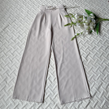 High Waist Belted Pants