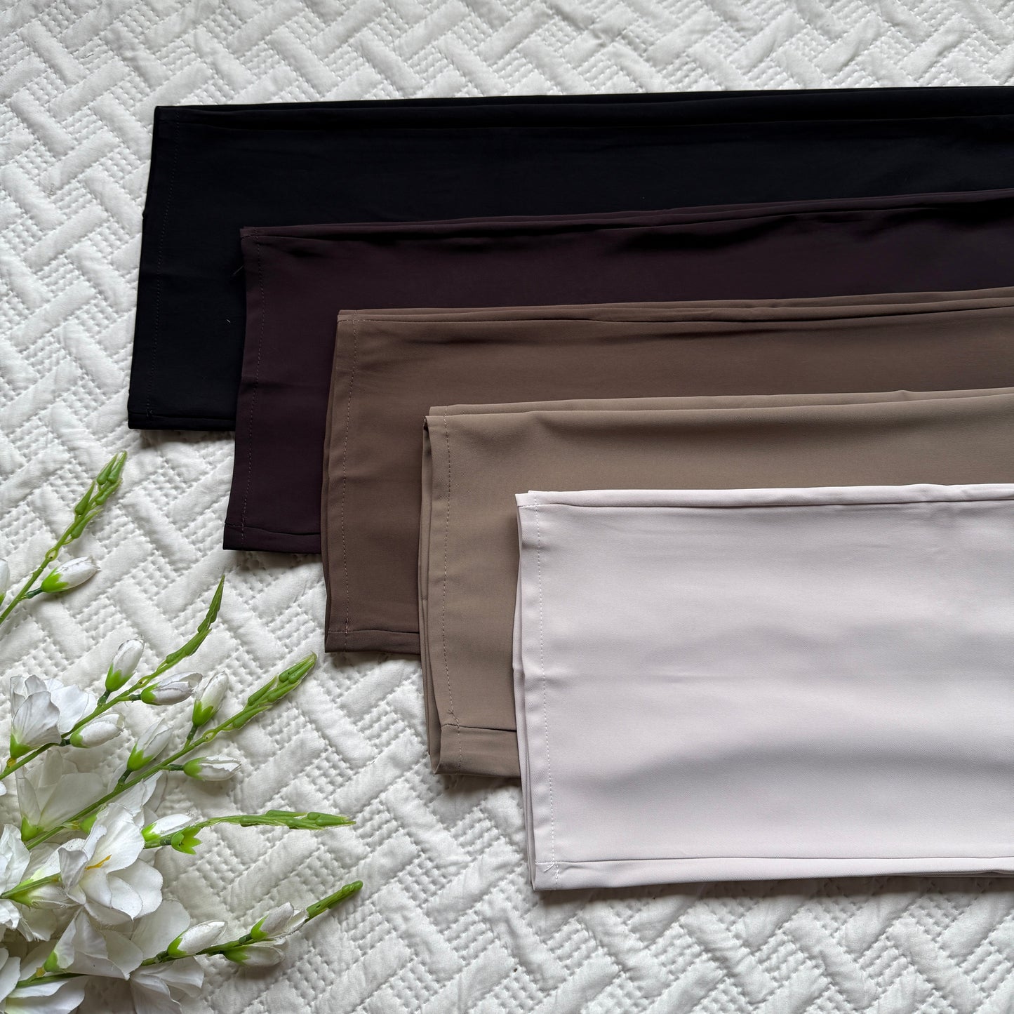High Waist Belted Pants