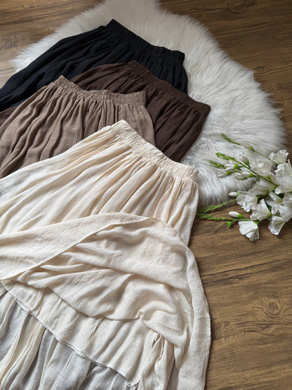 Gorgeous linen skirts