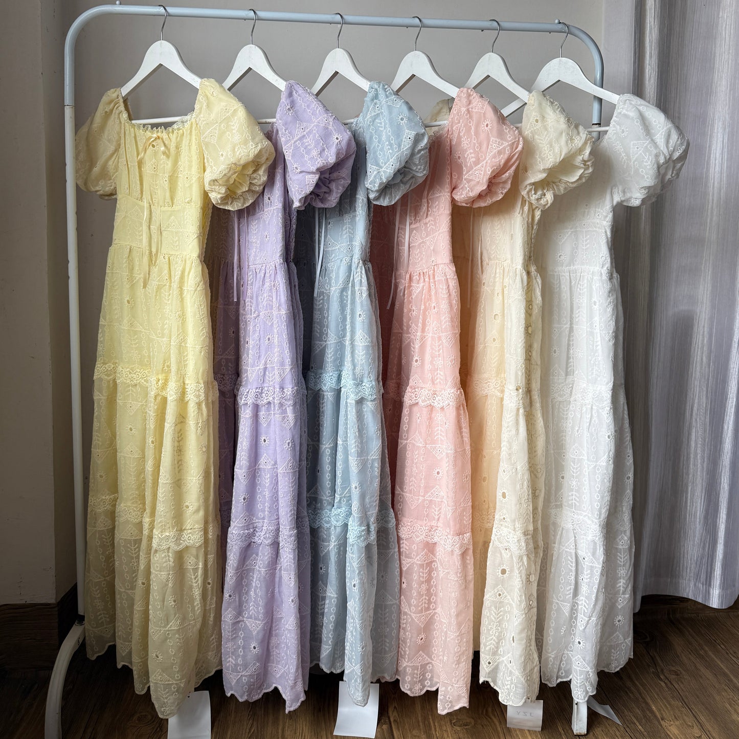 Gorgeous eyelet summer dresses