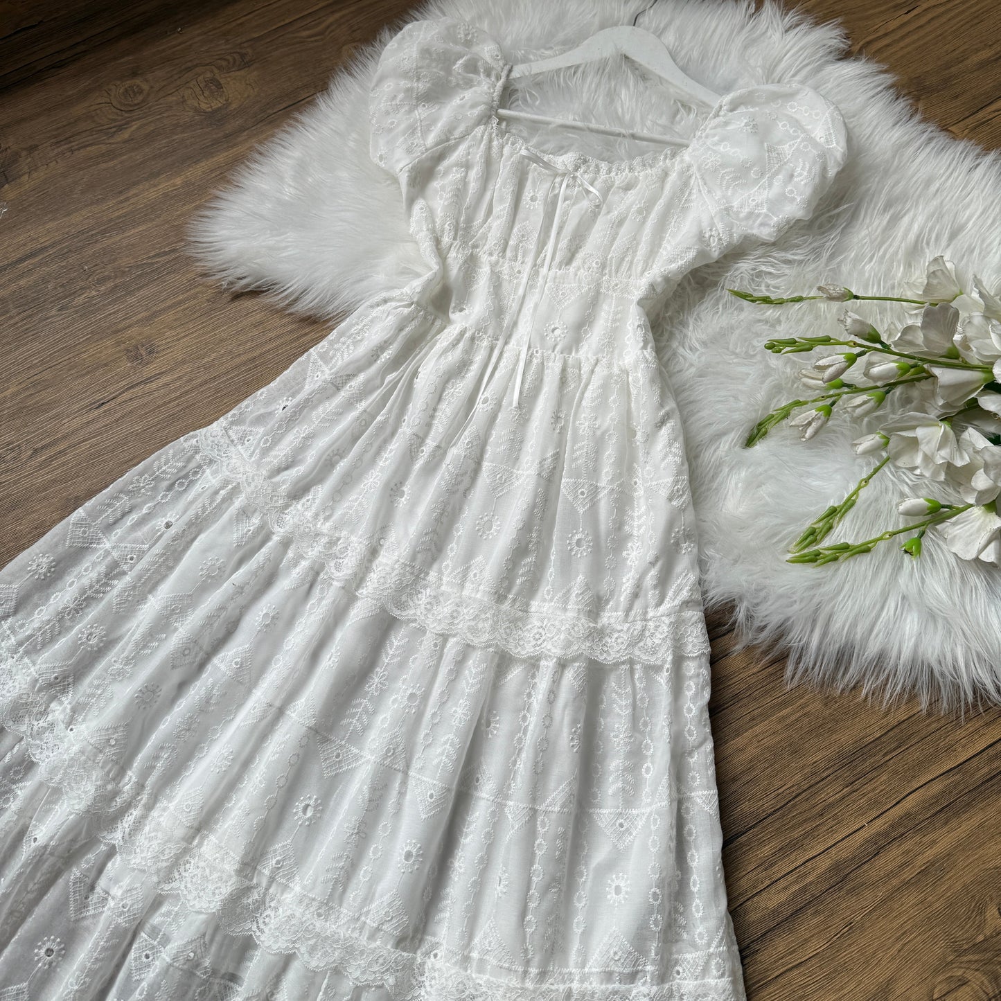 Gorgeous eyelet summer dresses