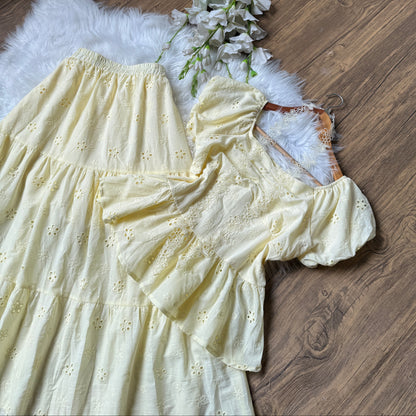 Beautiful Eyelet cotton co-ord set
