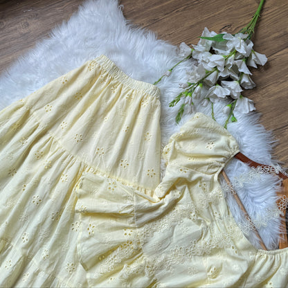 Beautiful Eyelet cotton co-ord set