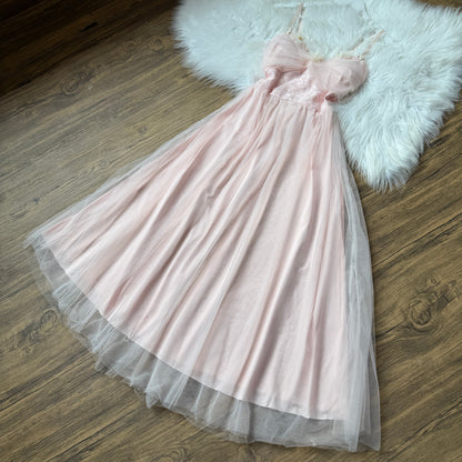 Ethereal Blossom Tulle Gown