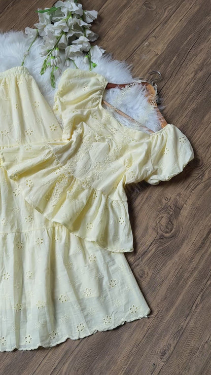 Beautiful Eyelet cotton co-ord set