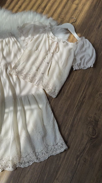 Gorgeous Lace detailed co-ord set