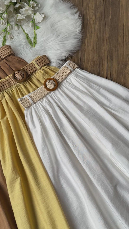 Gorgeous High waist belted Linen pants