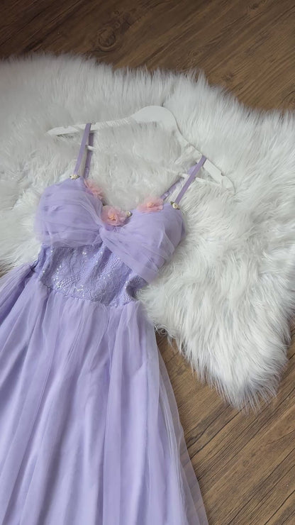 Ethereal Blossom Tulle Gown