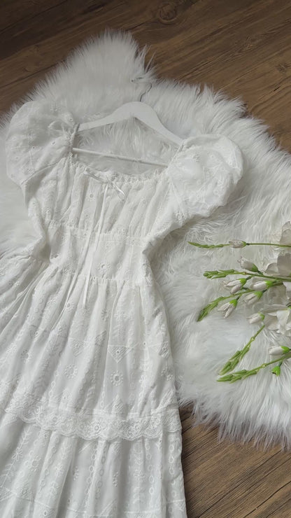 Gorgeous eyelet summer dresses