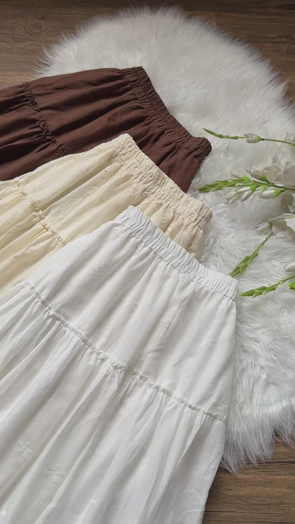 Gorgeous High waist cotton skirts