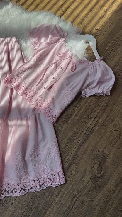 Gorgeous Lace detailed co-ord set