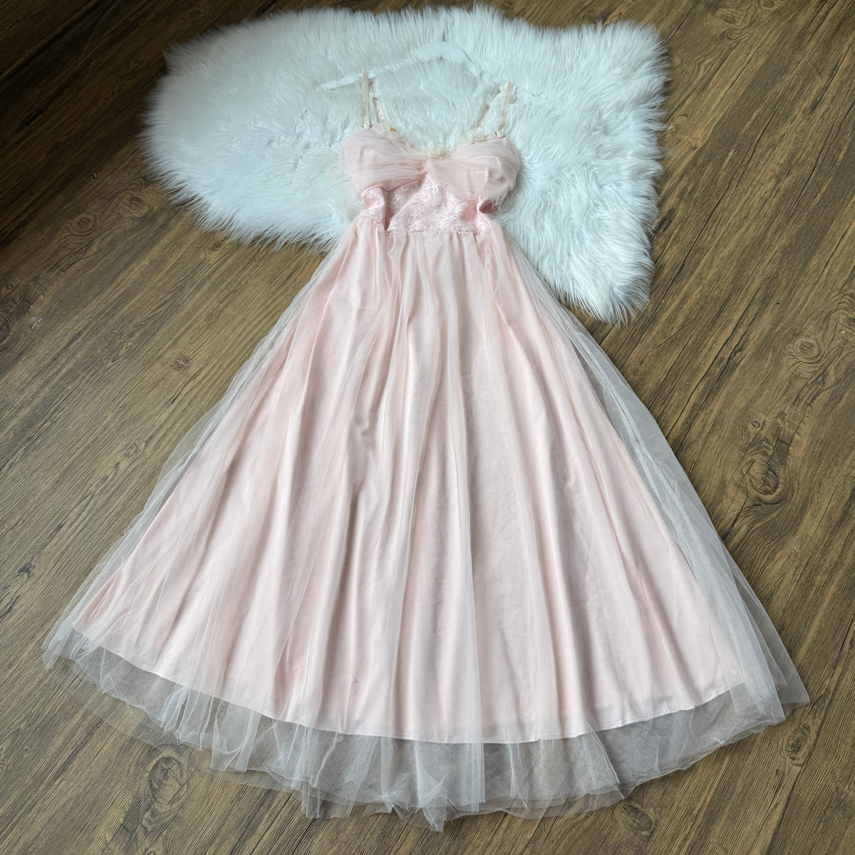 Ethereal Blossom Tulle Gown