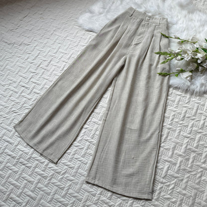 High Waist Linen Pants