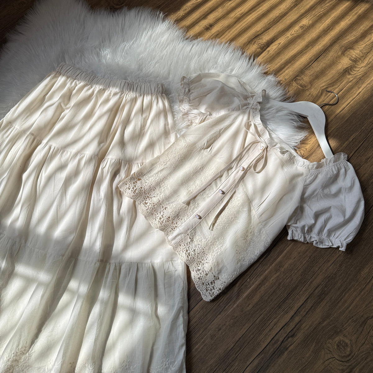 Gorgeous Lace detailed co-ord set
