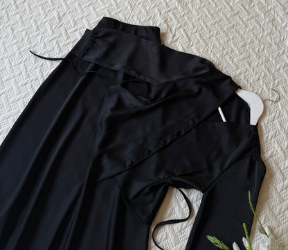 Gorgeous satin skirt-top