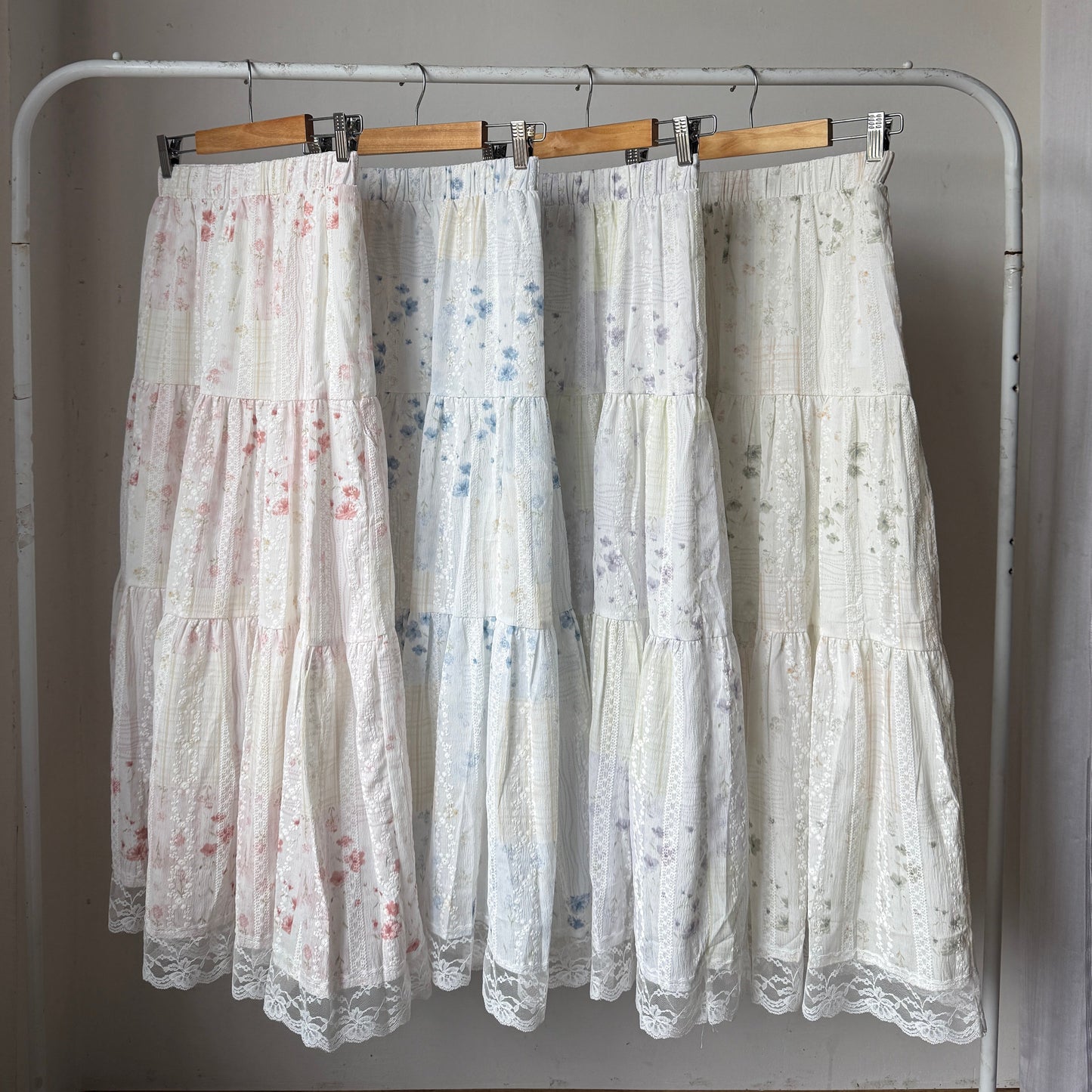 Gorgeous floral lace detailed skirts