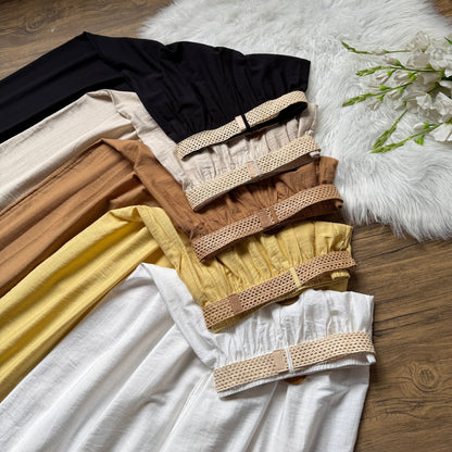 Gorgeous High waist belted Linen pants