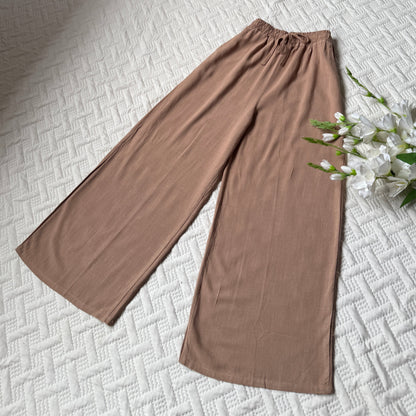 High waist linen pants
