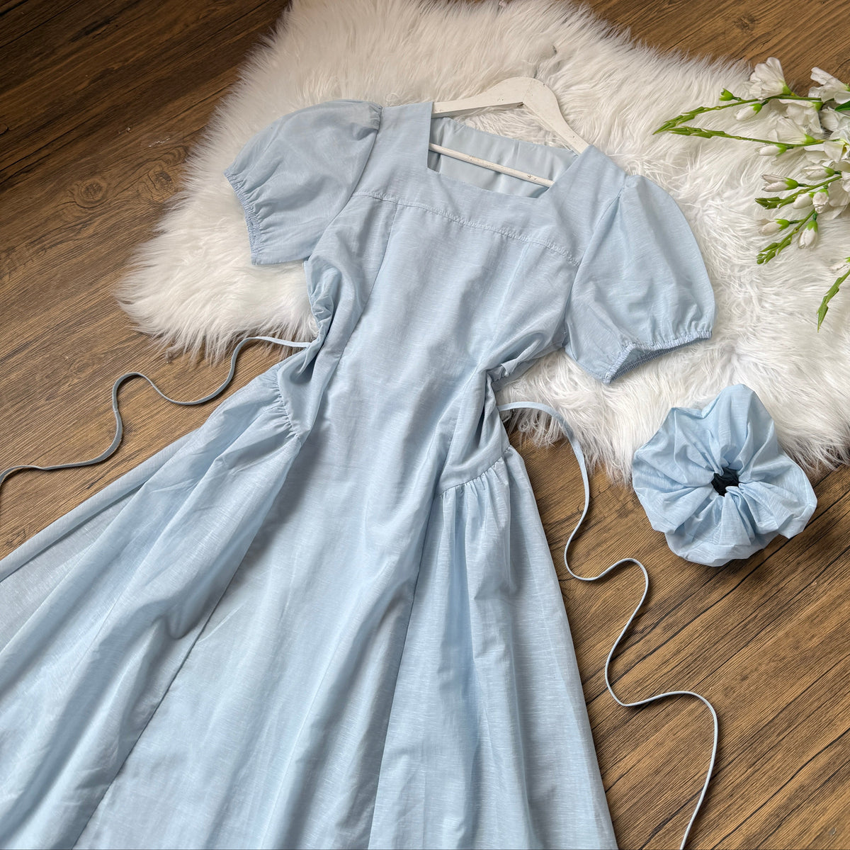Gorgeous Puff Sleeve Cottagecore Summer Dress