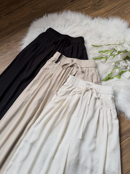 High waist Linen pants
