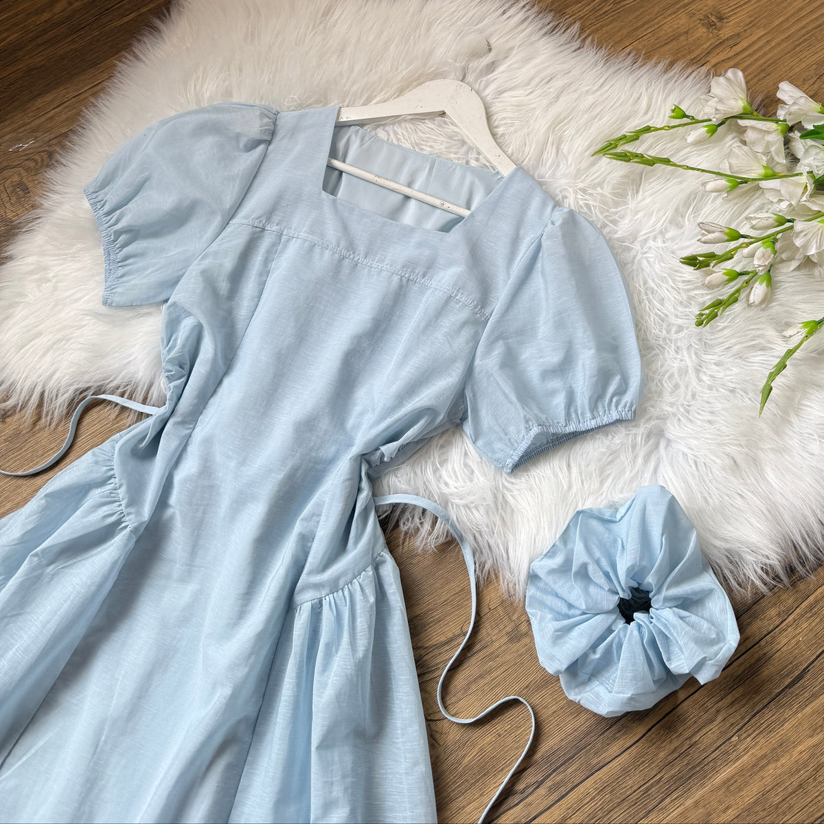 Gorgeous Puff Sleeve Cottagecore Summer Dress