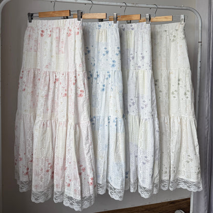 Gorgeous floral lace detailed skirts