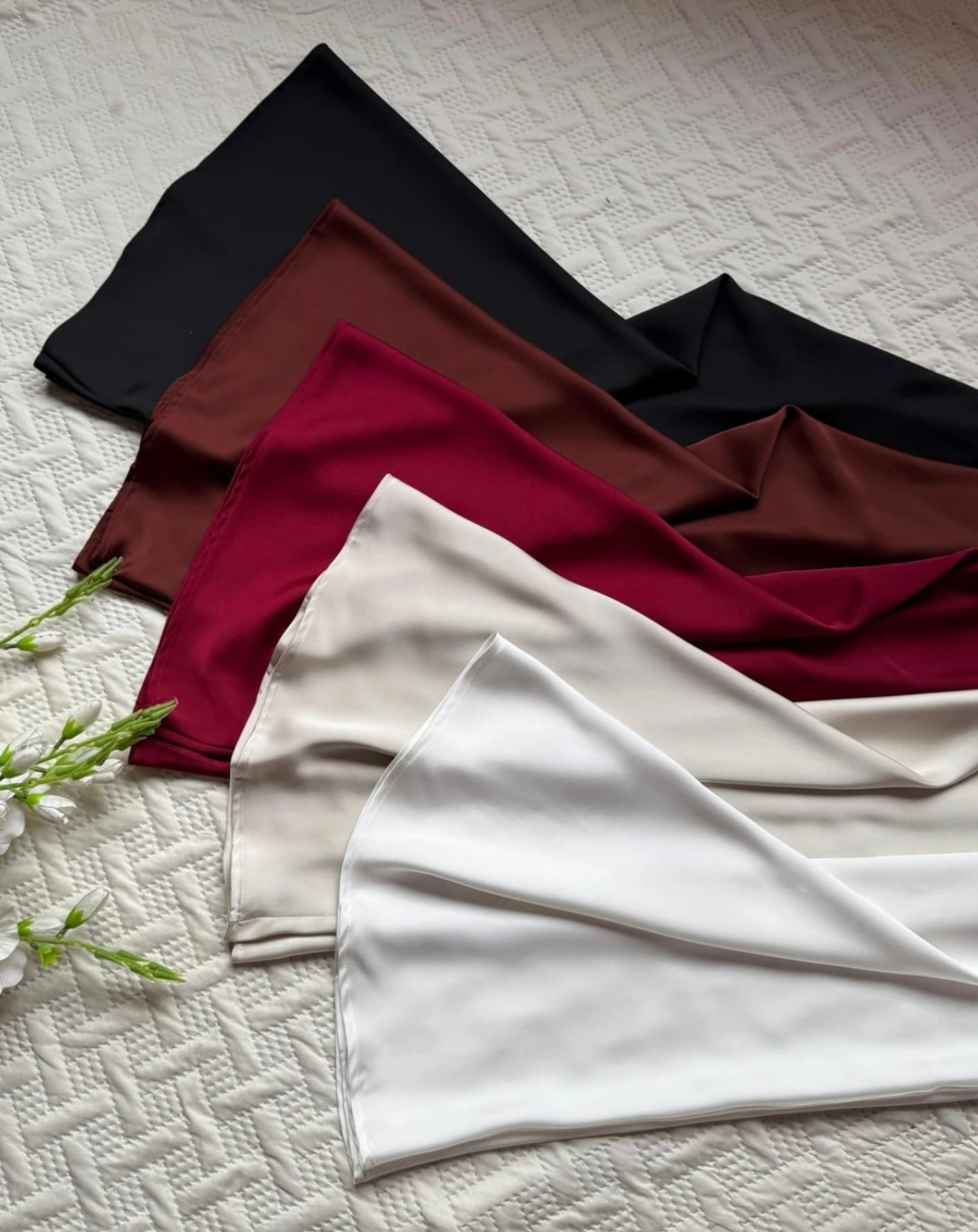 Gorgeous High waist satin skirts