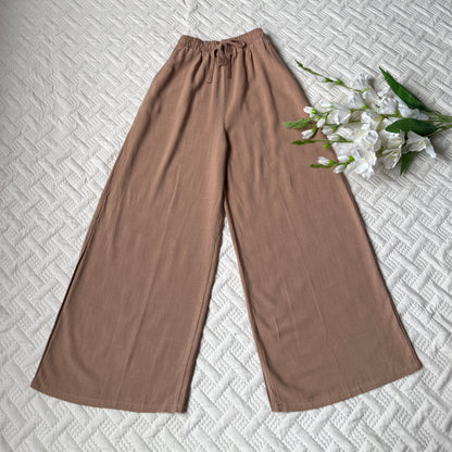 High waist linen pants