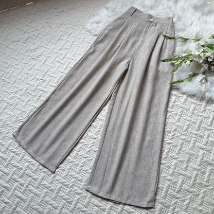 High Waist Linen Pants