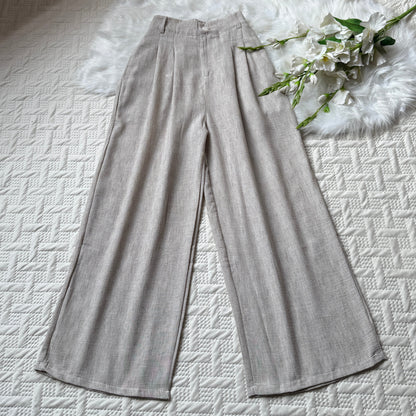 High Waist Linen Pants