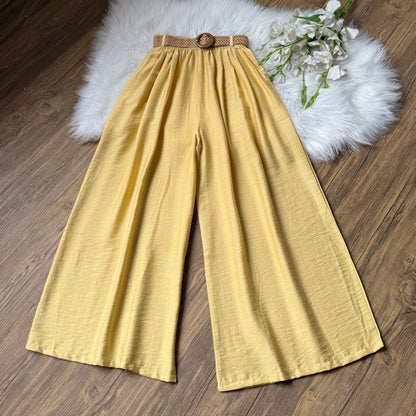 Gorgeous High waist belted Linen pants