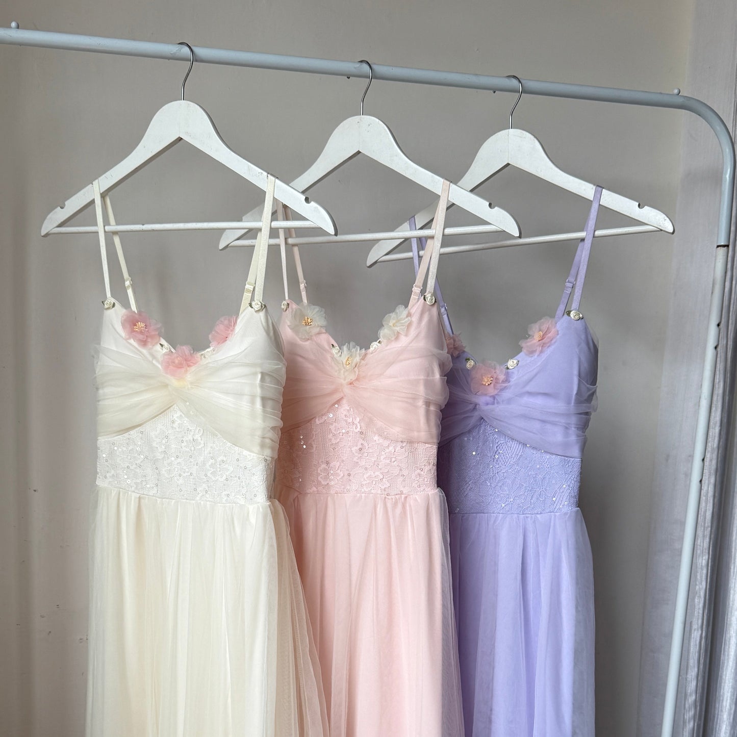 Ethereal Blossom Tulle Gown