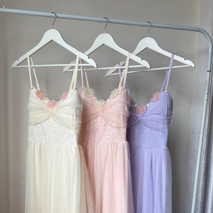 Ethereal Blossom Tulle Gown