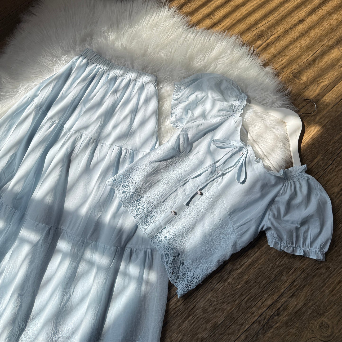 Gorgeous Lace detailed co-ord set