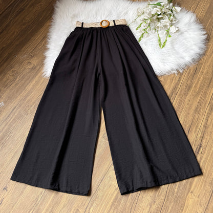 Gorgeous High waist belted Linen pants