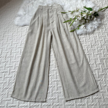 High Waist Linen Pants