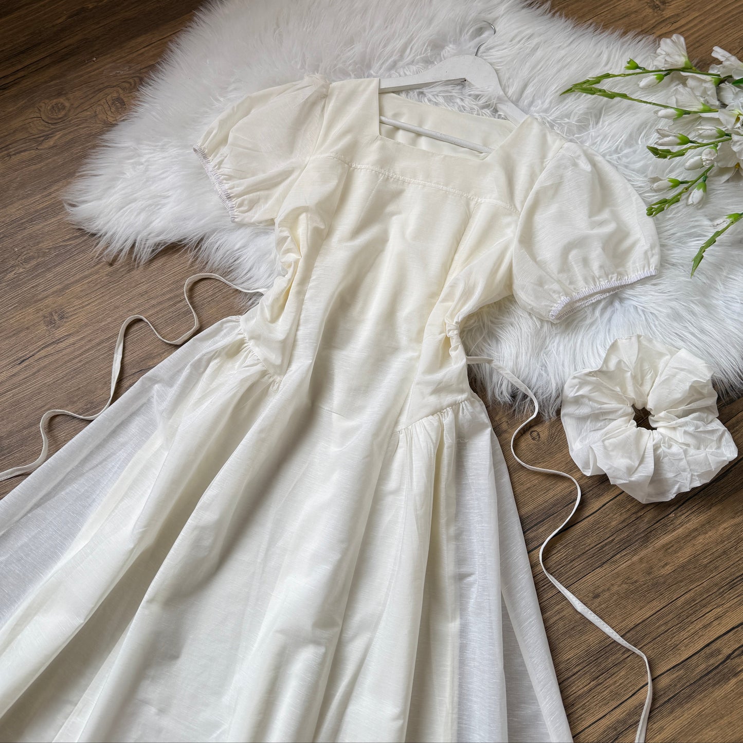 Gorgeous Puff Sleeve Cottagecore Summer Dress
