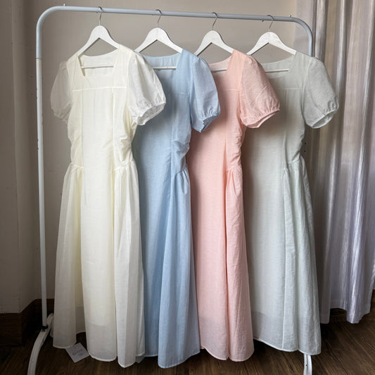 Gorgeous Puff Sleeve Cottagecore Summer Dress