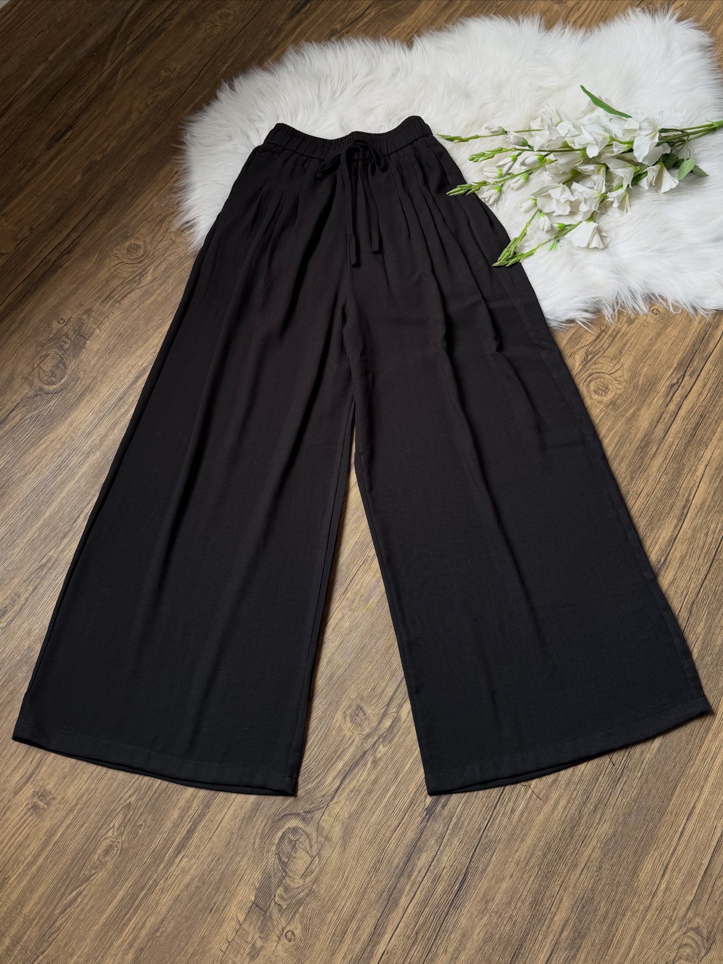 High waist Linen pants