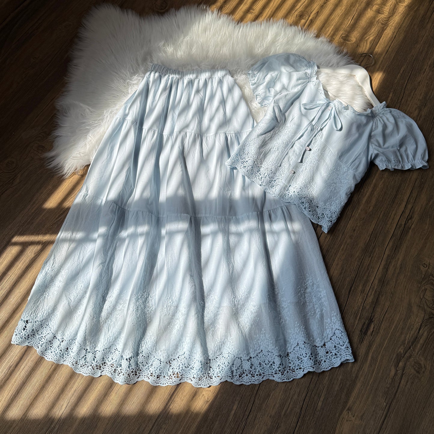 Gorgeous Lace detailed co-ord set