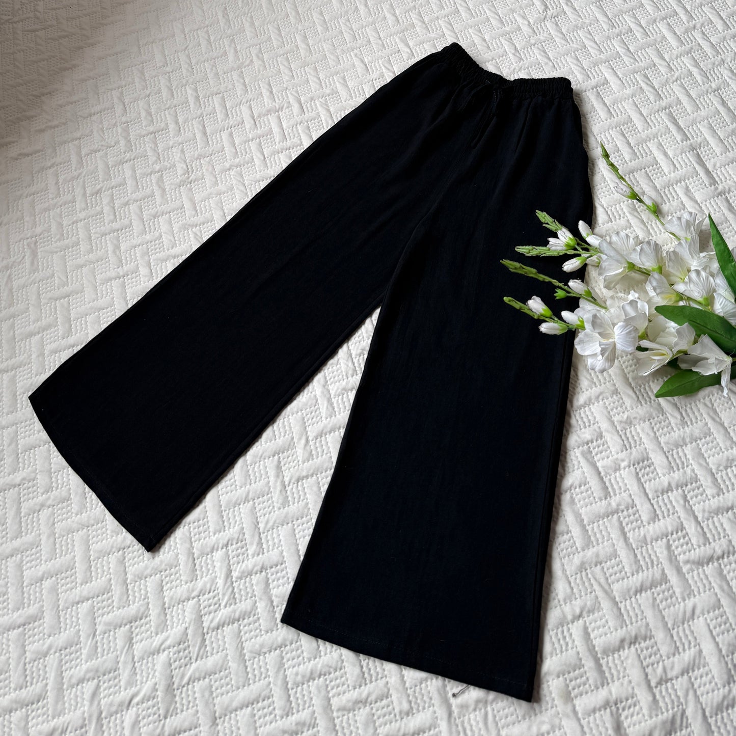 High waist linen pants