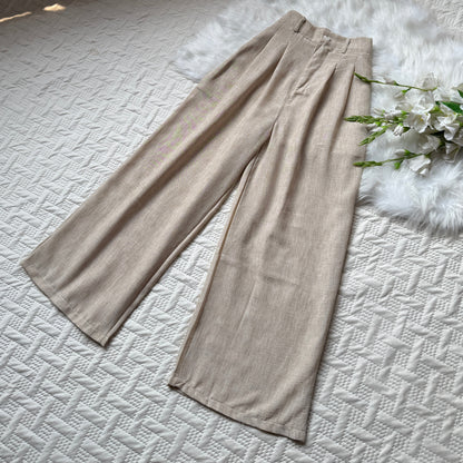 High Waist Linen Pants