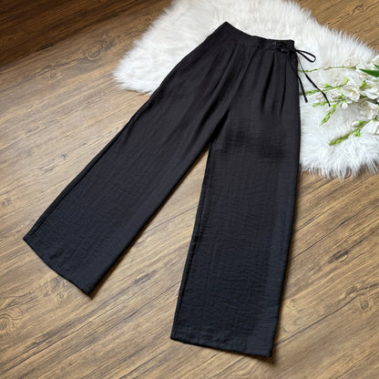 High waist linen pants