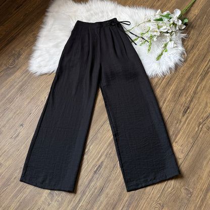 High waist linen pants