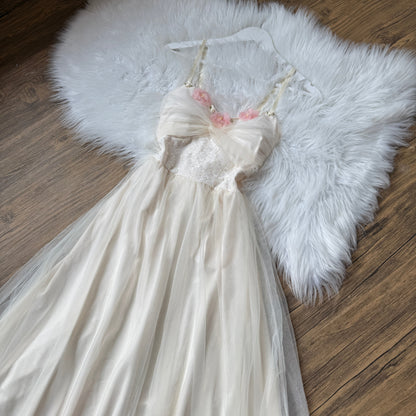 Ethereal Blossom Tulle Gown