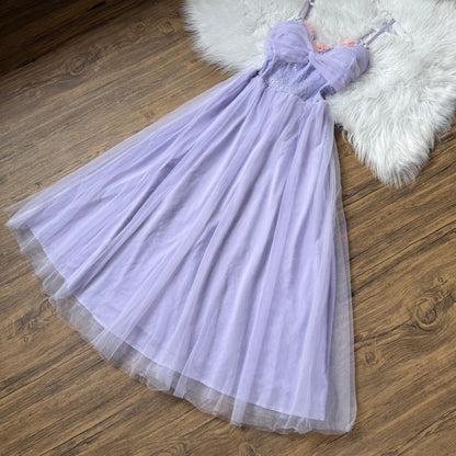 Ethereal Blossom Tulle Gown