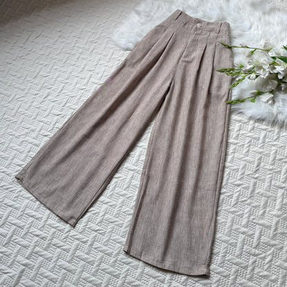 High Waist Linen Pants