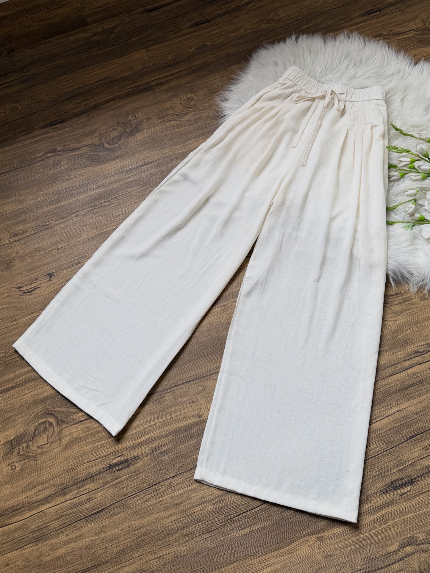 High waist Linen pants
