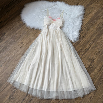 Ethereal Blossom Tulle Gown